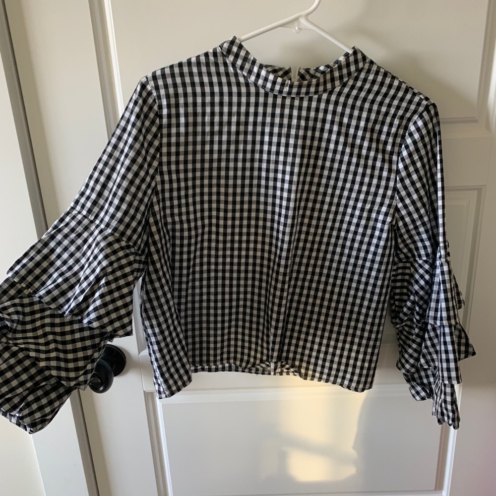Gingham top